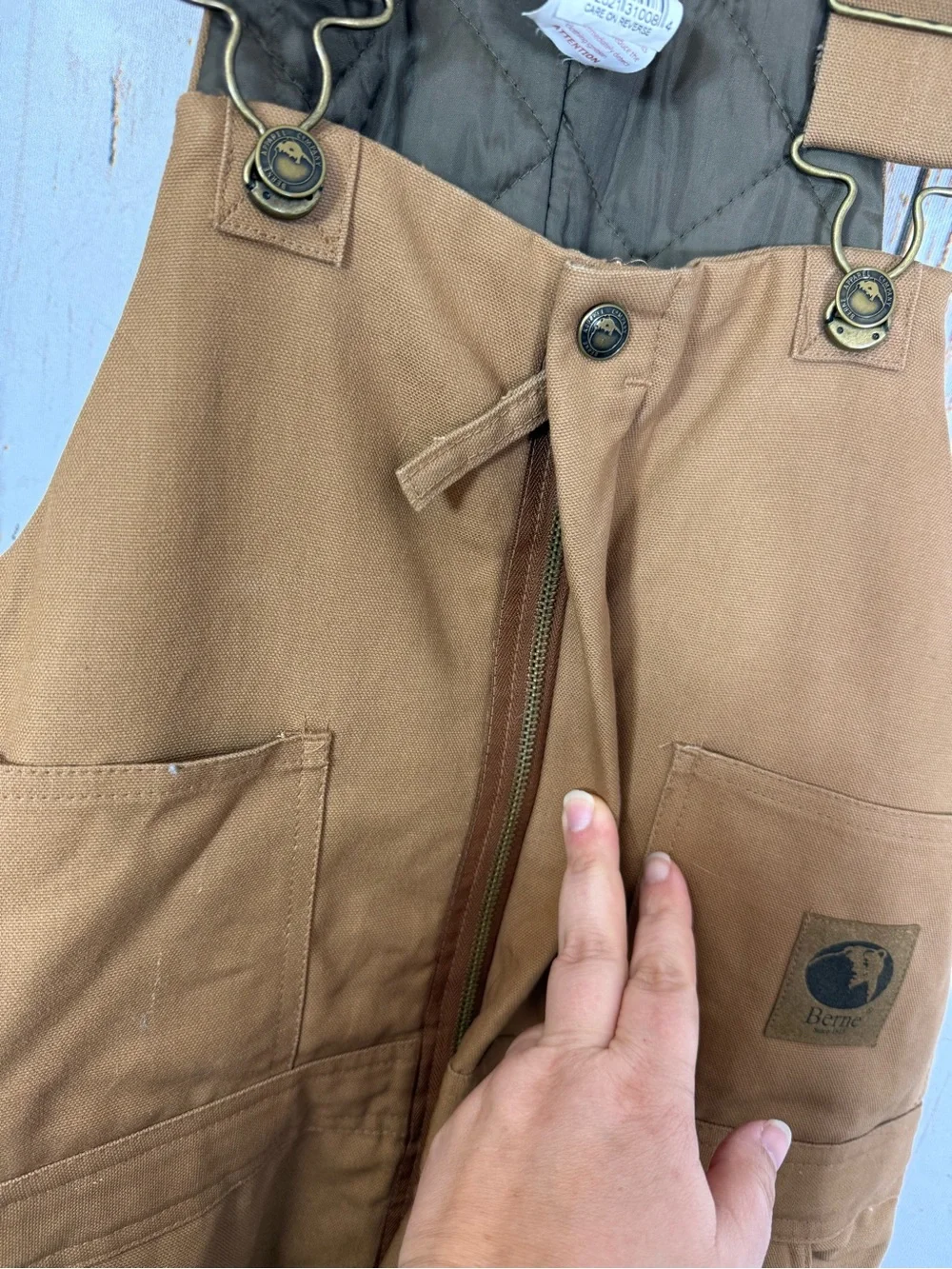 Berne, Heritage Insulated Duck Bib Overall. Size Small Short. Excellent cond!